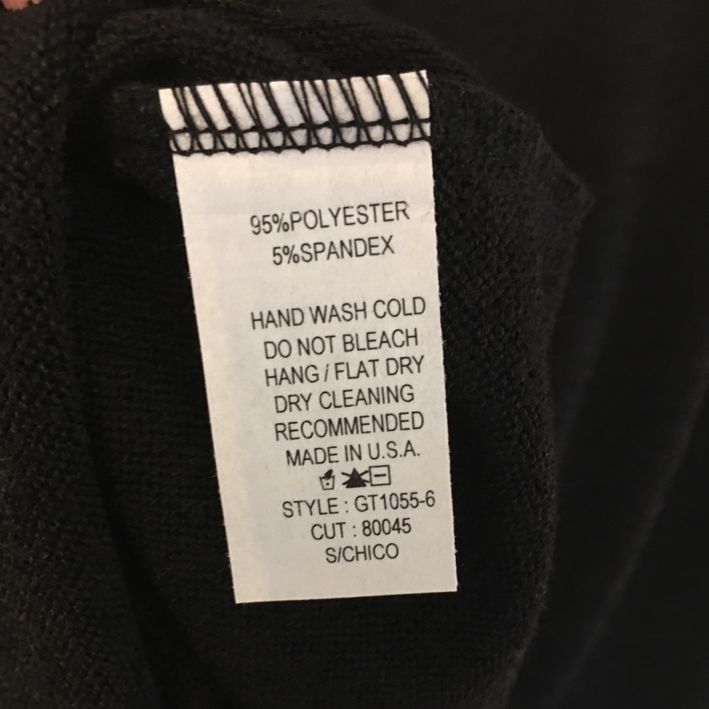 Knit W/ Green Plaid Contrast Long Sleeve Top - Picture 7 of 7